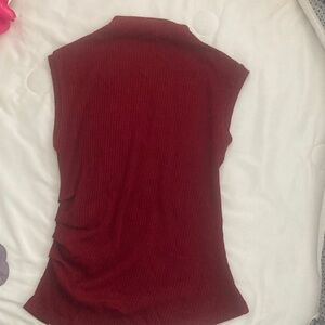 OGL Rich Burgundy Sleeveless Top